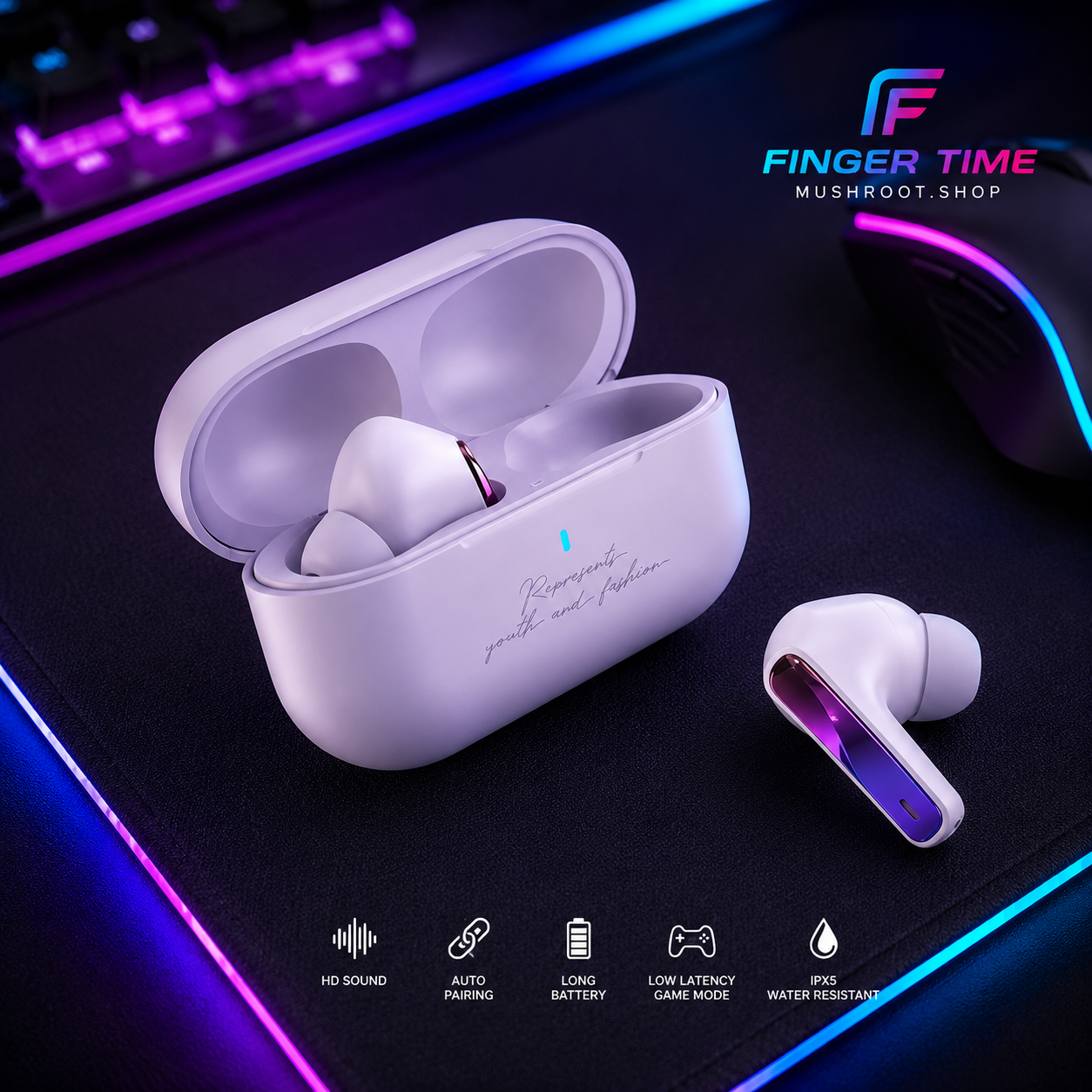 wireless earbuds