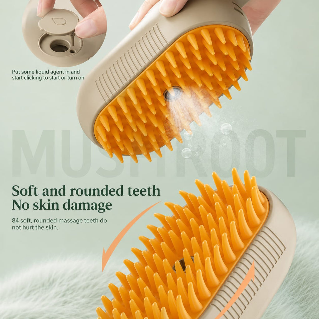 Cat Steam Brush Steamy Dog Brush 3 In 1 Electric Spray Cat Hair Brushes For Massage Pet Grooming Comb Hair Removal Combs Pet Products