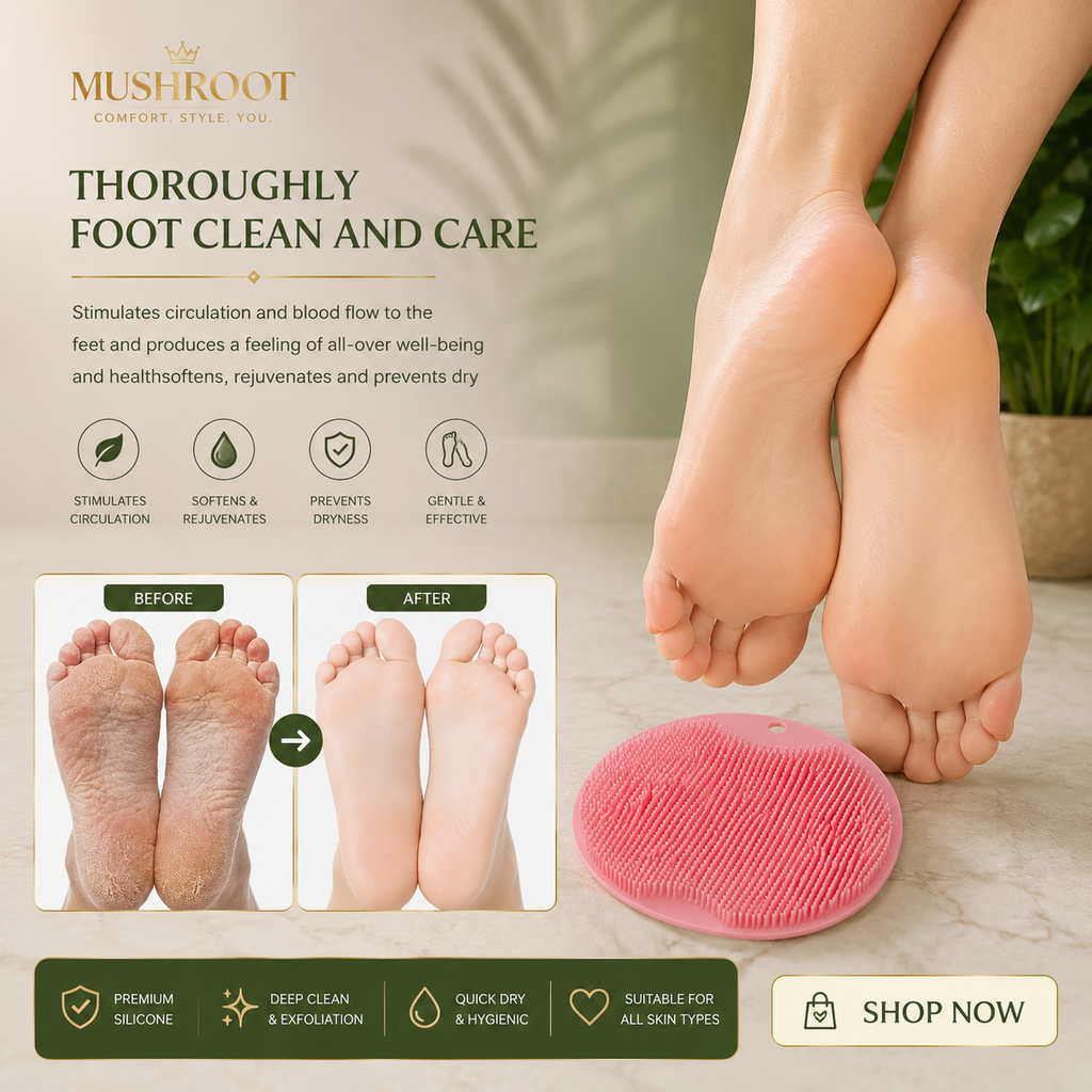 Silicone Multiuse Scrubber For Bath, Foot