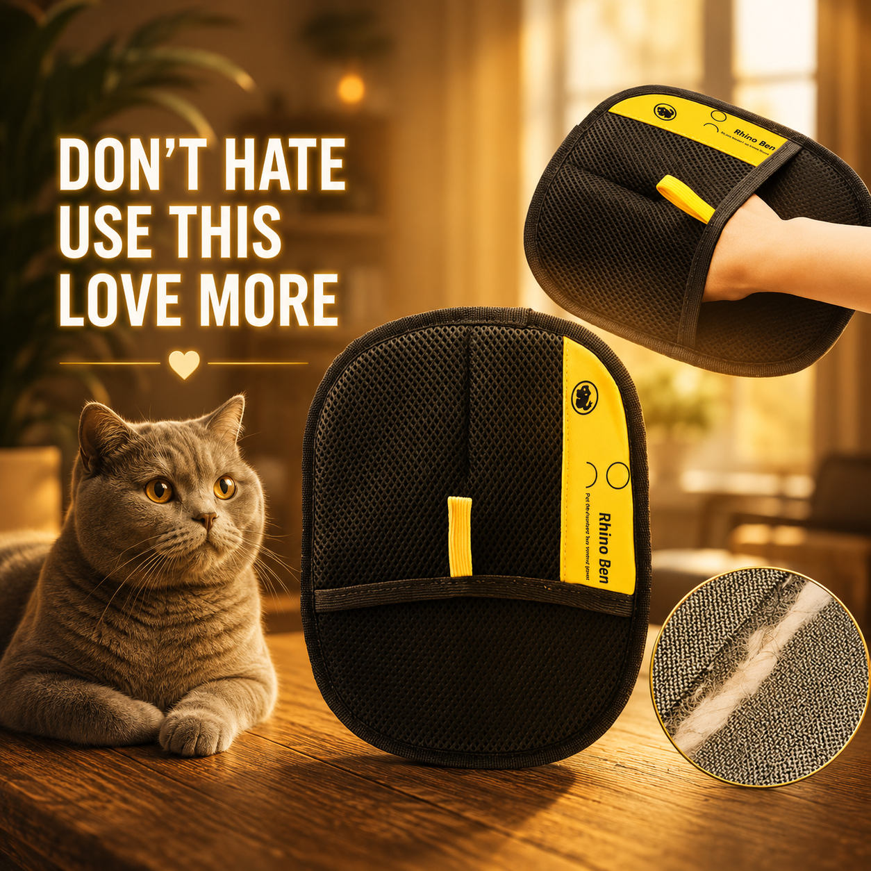 Pet Hair Removal Gloves