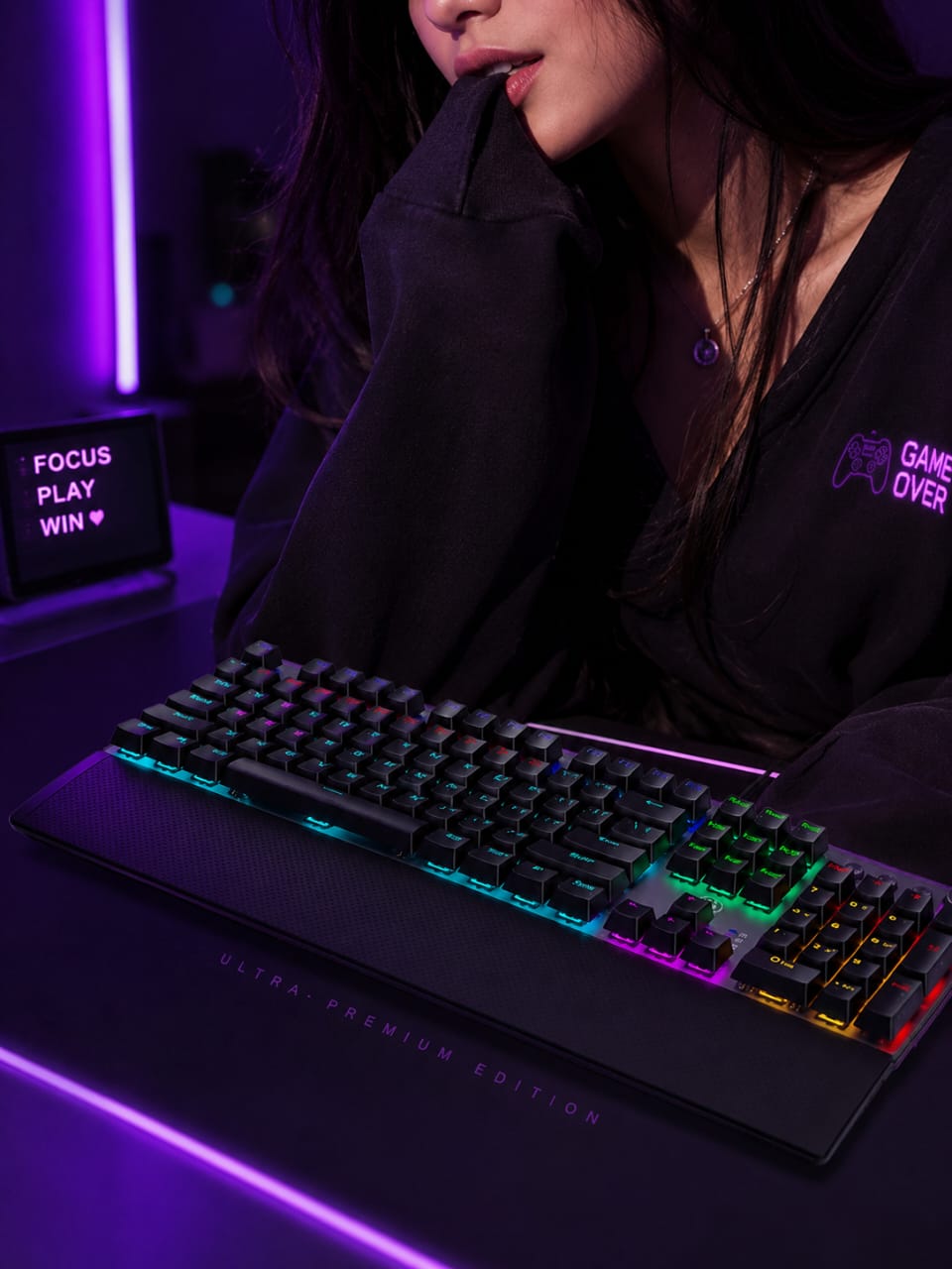 Mushroot Wireless RGB Gaming Keyboard
