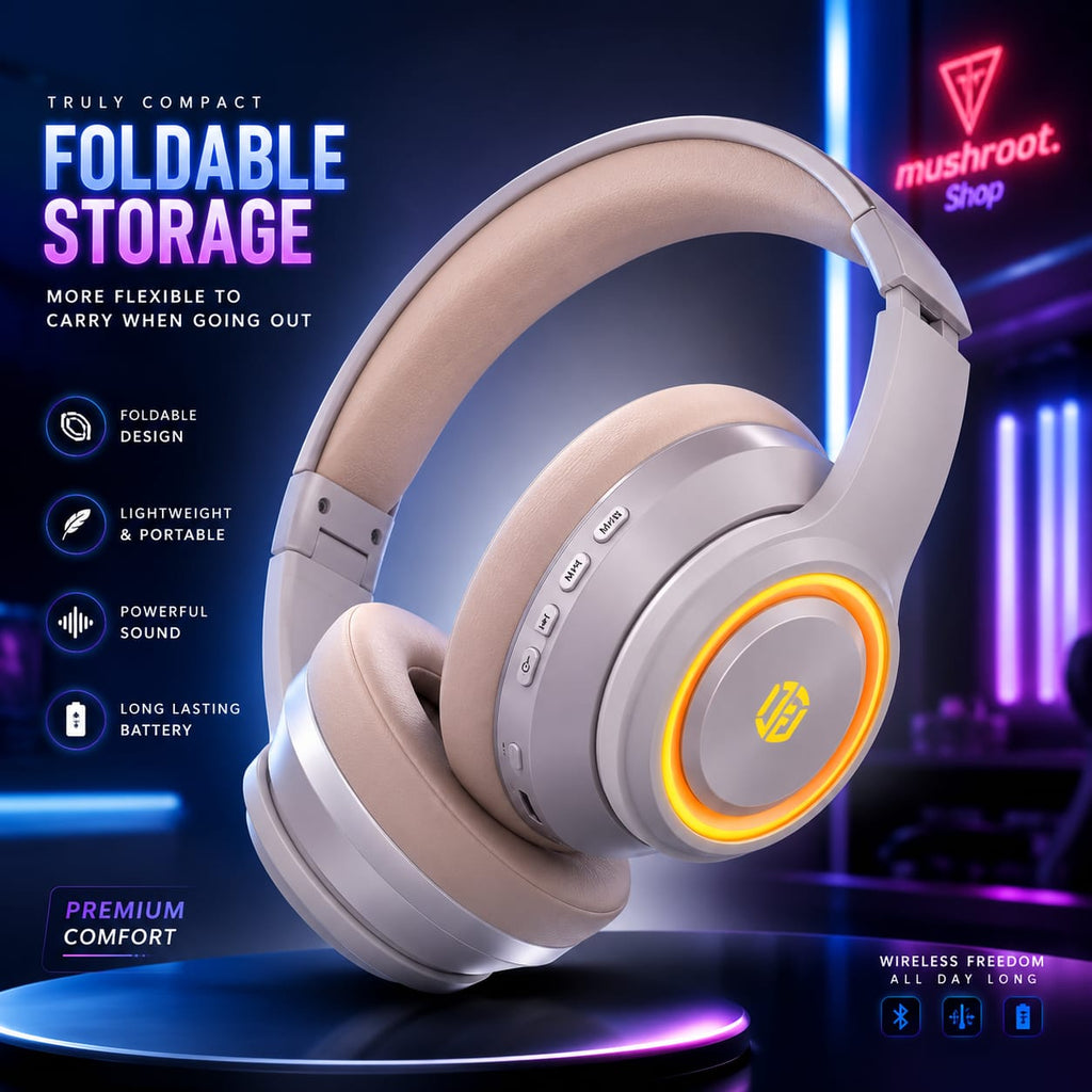 Mushroot Wireless On-Ear Headphones