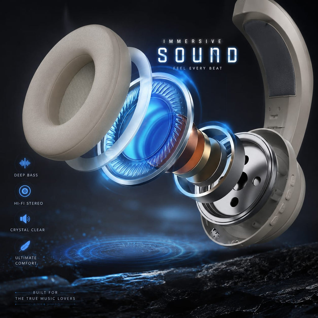 Mushroot Wireless On-Ear Headphones