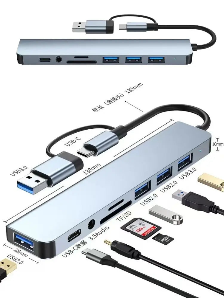 Premium 3-in-1 USB-C Hub | 4K HDMI, USB 3.0 & 100W Power Delivery