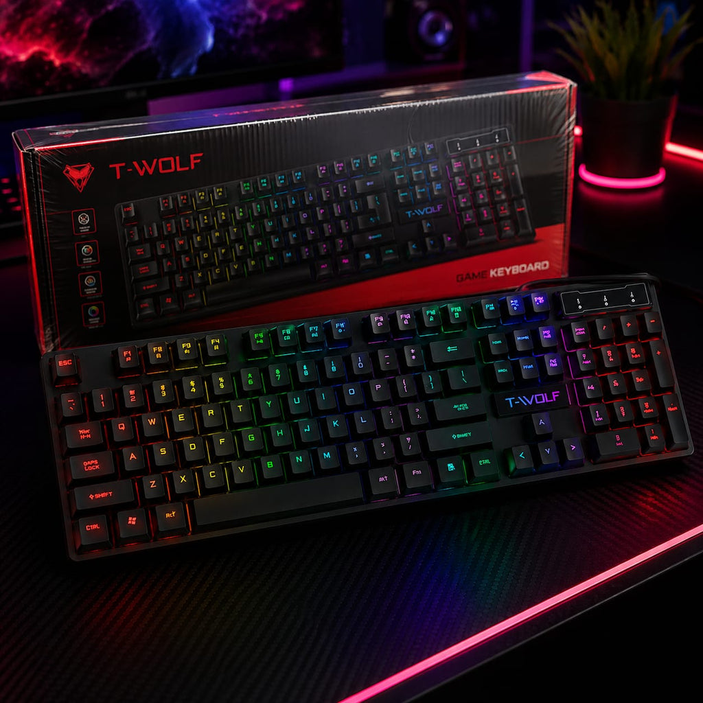 Mushroot Wired RGB Gaming Keyboard