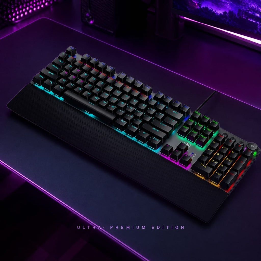 Mushroot Wireless RGB Gaming Keyboard
