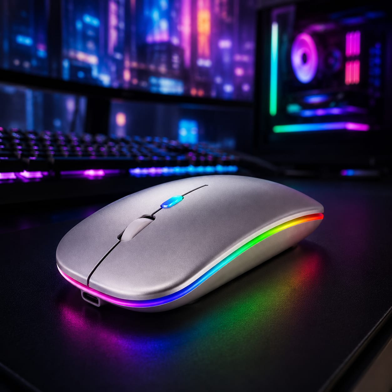 Mushroot Wireless RGB Gaming Mouse