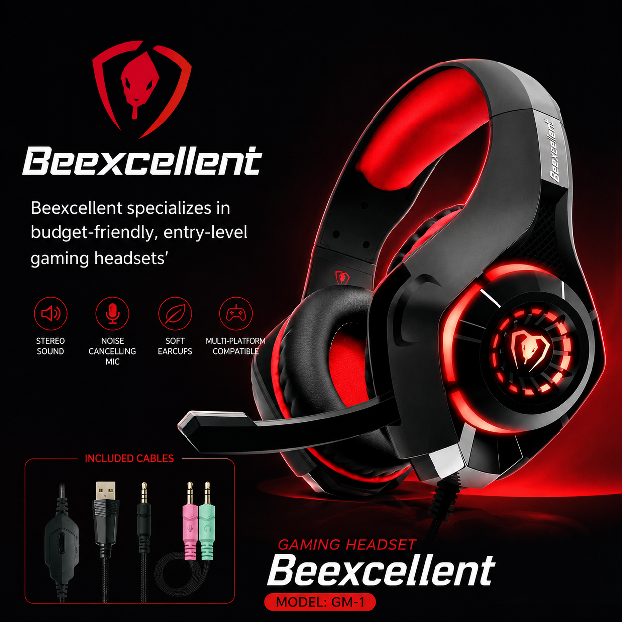 Mushroot High-Fidelity Gaming Headphones
