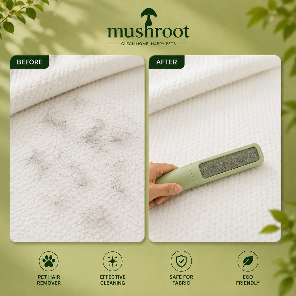 2-1 Reusable Pet Hair Remover Brush Lint Roller Portable Effective Self Cleaning Tool for Cat Dog Fur Hair Dust Removal Brush